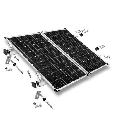Befestigungskit Solarpanel Wellethernit Blechdach 2 Solarpanele PV Module Solar