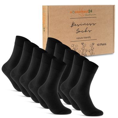 10 Paar Premium Socken Herren & Damen Komfort Business-Socken ohne Gummi 70101T