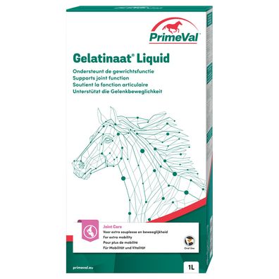 PrimeVal Gelatinaat Liquid für Pferde - Zur Unterstützung der Gelenkbeweglichkeit...