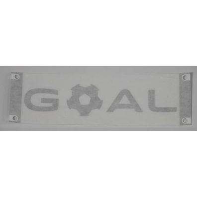 Original VW Folienschriftzug GOAL Aufkleber Edition Fußball Logo silber 2GM853433A7W