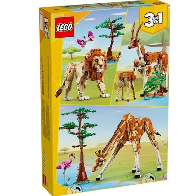 Lego Creator Tiersafari ist ein 3-in-1-Set (31150)