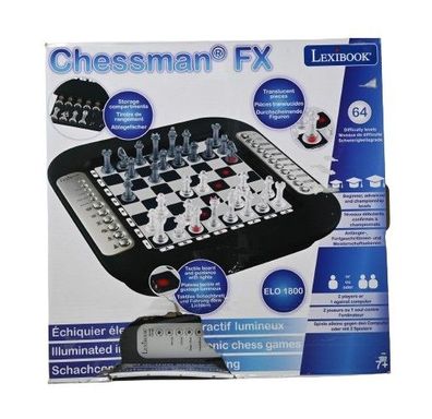 Lexibook CG1335 Chessman FX Elektronisches Schachspiel mit Berührungstastatur * A