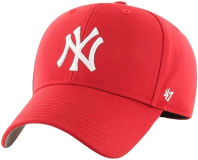 New York Yankees Rot-Graue Cap - MLB ´47 Brand USA Import Caps Basecaps Capy Kappen