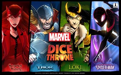 Marvel Dice Throne: Box 1 (Scarlet Witch, Thor, Loki, Spider-Man)