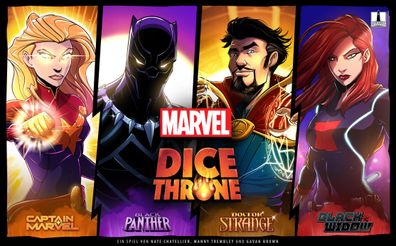 Marvel Dice Throne: Box 2 (Captain Marvel, Black Panther, Doctor Strange, Black Widow