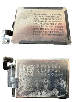 Original Apple Watch Series 6 40mm Batterie Akku 265mAh A2345 + Kleber Neu