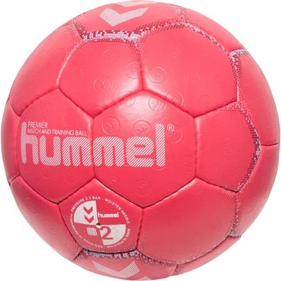 HUMMEL Premier Handball Trainings-und Matchball Rot Größe 2 NEU (Gr. 2)