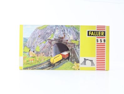 Faller H0 559 Landschaftsbau Bausatz Tunnelportal 2-gleisig