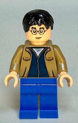 Lego Harry Potter - Dark Tan Jacket, Blue Legs (hp408)