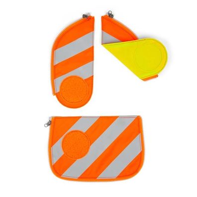 ergobag cubo Sicherheitsset mit Reflektorstreifen 3tlg. - Farbe: Orange