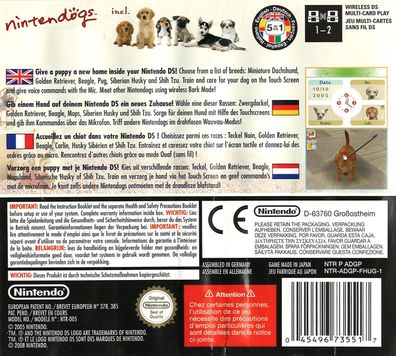 Nintendogs: Dachshund & Freunde Nintendo DS PAL 3DS 2DS DSi Rot - Ausfüh...