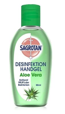 Sagrotan Händedesinfektionsgel mit Aloe Vera 50ml