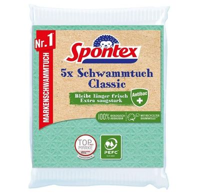 Spontex Classic Wischtücher 5er Set