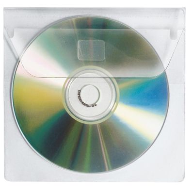 Veloflex CD/ DVD Hülle 2259000 1CD PP glasklar 10 St./ Pack.