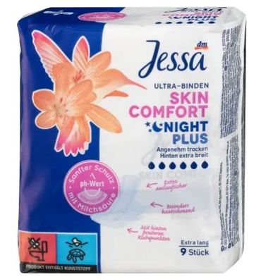 Jessa Ultra Pads Skin Comfort Night Plus