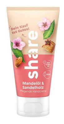 Premium Handcreme mit Mandelöl & Sandelholz Extrakt