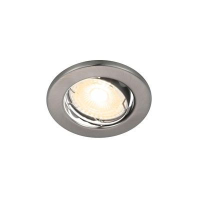 LED Einbaustrahler nickel Nordlux Canis 3er Set GU10 a 345lm 2700K dimmbar