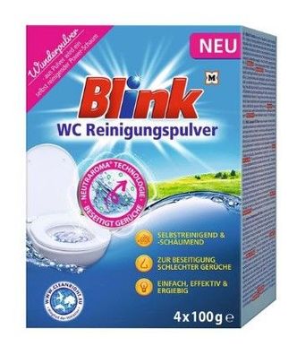 Blink Toiletten-Schaum, 4x100g - Intensive Reinigung