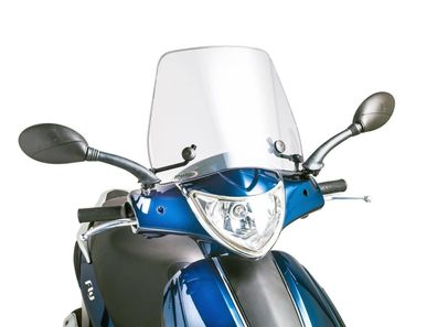 Windschild Puig Trafic transparent / klar für Piaggio Fly 50 (05-14)