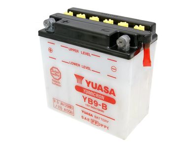 Batterie Yuasa YuMicron YB9-B ohne Säurepack