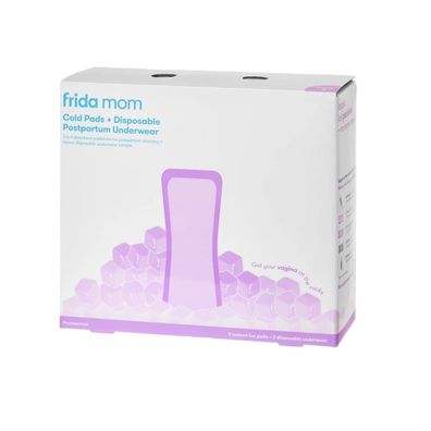 Frida Mom Postpartum-Set, 8 Kühlkissen + 2 Unterhosen