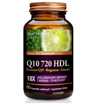 Arzt Leben CoQ10 720mg HDL - 60 Kapseln
