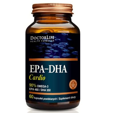 EPA-DHA Cardio 90% Omega-3, 60 Kapseln