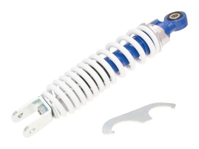 Stoßdämpfer hinten Carbone Sport 250mm blau / weiß für Malaguti F12 Phantom
