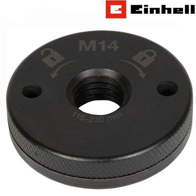 Einhell Schnellspannmutter M14 für Winkelschleifer, Schleifscheiben Ø 115-230 mm