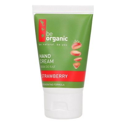 Be Organic Erdbeer-Handcreme, 40ml