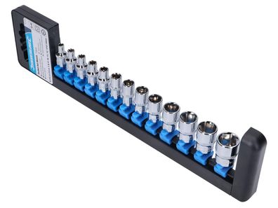 Steckschlüssel Satz kurz 13-teilig metrisch 1/4 Zoll 4-14mm