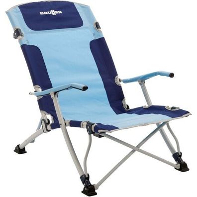 Brunner Strandstuhl Bula XL hellblau/ blau