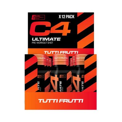 Cellucor C4 Ultimate Pre-Workout Shot (12x60ml) Tutti Frutti