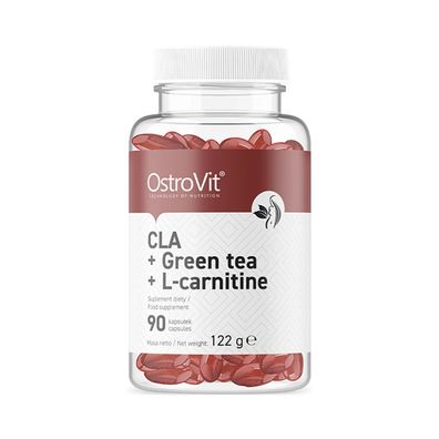 OstroVit CLA + Green Tea + L-Carnitine (90 Caps) Unflavoured