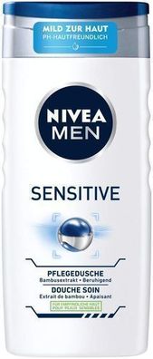 NIVEA Men Sensitive Beruhigendes Duschgel 250ml - Sanfte Pflege