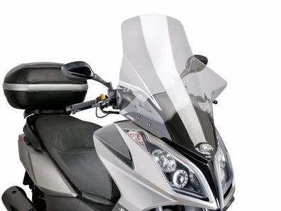 Windschild Puig V-Tech Line Touring transparent / klar für Kymco Downtown 125i, ...