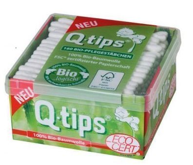 Q-Tips, 160 Stück zur täglichen Körperpflege