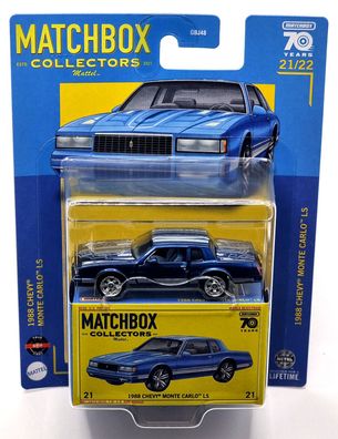 Mattel Matchbox Collectors MBX Sammler-Edition Auto/ Car 1988 Chevy Monte Carlo