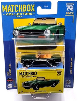 Mattel Matchbox Collectors MBX Sammler-Edition Auto / Car 1969 Triumph TR6