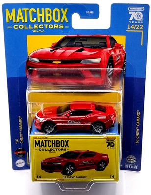 Mattel Matchbox Collectors MBX Sammler-Edition Auto / Car 16`Chevy Camaro