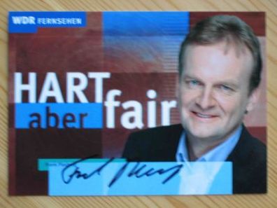 WDR Hart aber fair - Frank Plasberg - handsigniertes Autogramm!!!