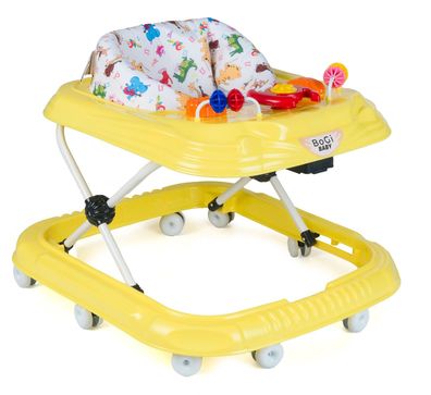 Tobi Gehfrei Lauflernhilfe Lauflernwagen Babywalker mit Spielset Gelb