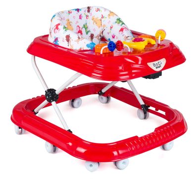 Tobi Gehfrei Lauflernhilfe Lauflernwagen Babywalker mit Spielset Rot