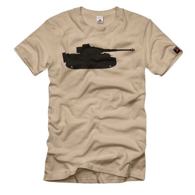 Tiger Panzer Silhuette- T Shirt #5785