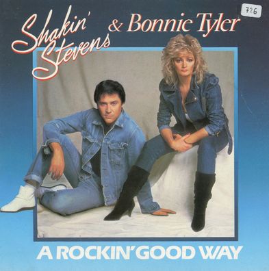 7" Cover Shakin Stevens & Bonnie Tyler - A Rockin good Way