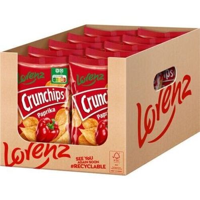 Lorenz Crunchips PaprikaChips, 10x150 g Bt.