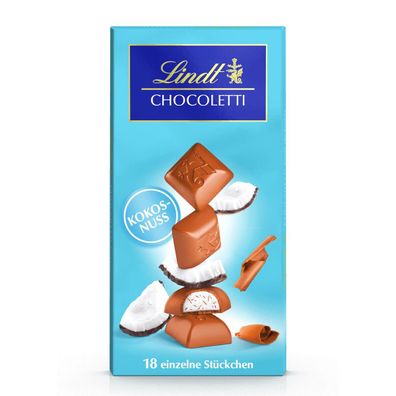 Lindt Chocoletti Tafelschokolade Milch Kokosnuss 100g