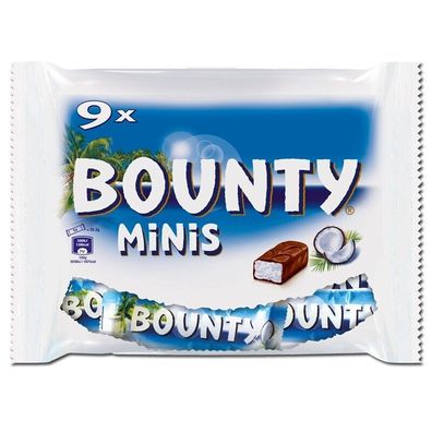 Mars Bounty Minis - 9 Mini Riegel - 275 Gramm