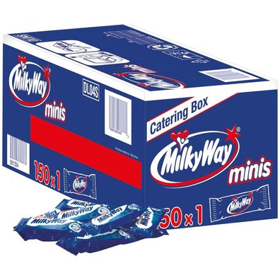 Mars Milky Way Schokoriegel Minis Catering Box 150 Stück à 15,5 g - 2,325 kg
