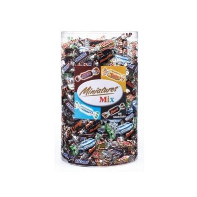 Miniatures Mix - Mars Snickers Bounty Twix - 296 Stück - Schokoriegel - 3 kg